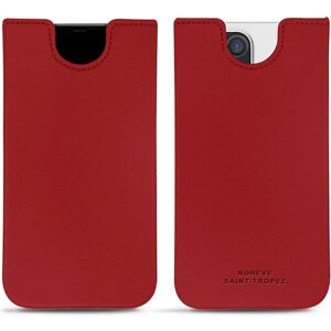 Noreve Funda de piel Apple iPhone 14 Pro Évolution Rouge PU