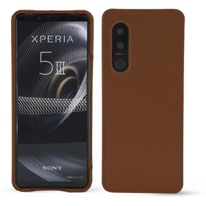 Noreve Funda de piel Sony Xperia 5 III Perpétuelle Marron