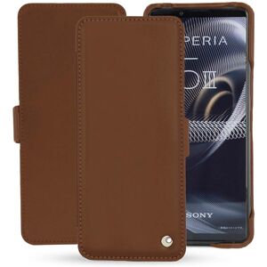 Noreve Funda de piel Sony Xperia 5 III Perpétuelle Marron