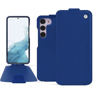 Noreve Funda de piel Samsung Galaxy S23 Perpétuelle Bleu océan