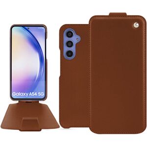 Noreve Funda de piel Samsung Galaxy A54 Perpétuelle Marron