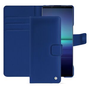Noreve Funda de piel Sony Xperia 1 V Perpétuelle Bleu océan