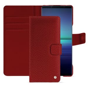 Noreve Funda de piel Sony Xperia 1 V Ambition Tomate