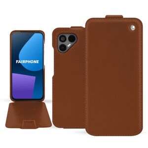 Noreve Funda de piel Fairphone 5 Perpétuelle Marron