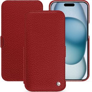 Noreve Funda de piel Apple iPhone 15 Ambition Tomate