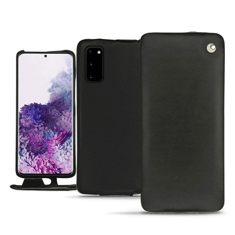 Noreve Funda de piel Samsung Galaxy S20 Perpétuelle Noir