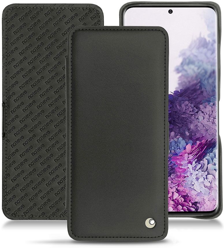 Noreve Funda de piel Samsung Galaxy S20 Perpétuelle Noir