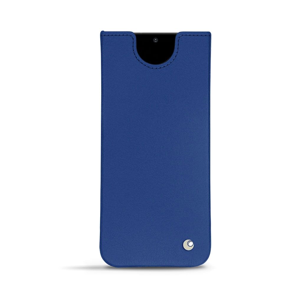 Noreve Funda de piel Samsung Galaxy S20 Perpétuelle Bleu océan