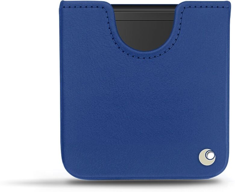 Noreve Funda de piel Samsung Galaxy Z Flip Perpétuelle Bleu océan