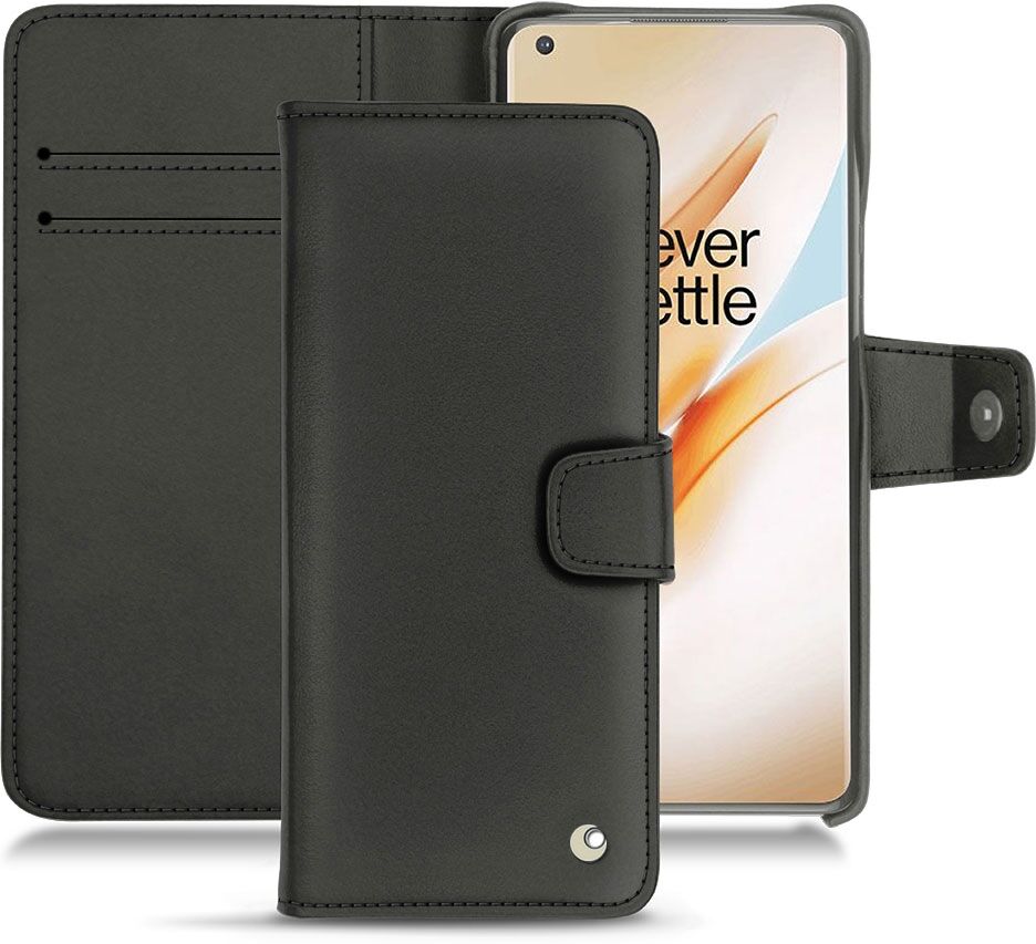 Noreve Funda de piel OnePlus 8 Pro Perpétuelle Noir