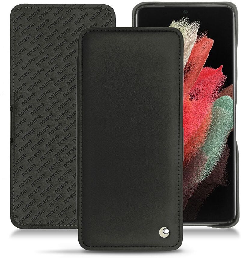 Noreve Funda de piel Samsung Galaxy S21 Ultra Perpétuelle Noir