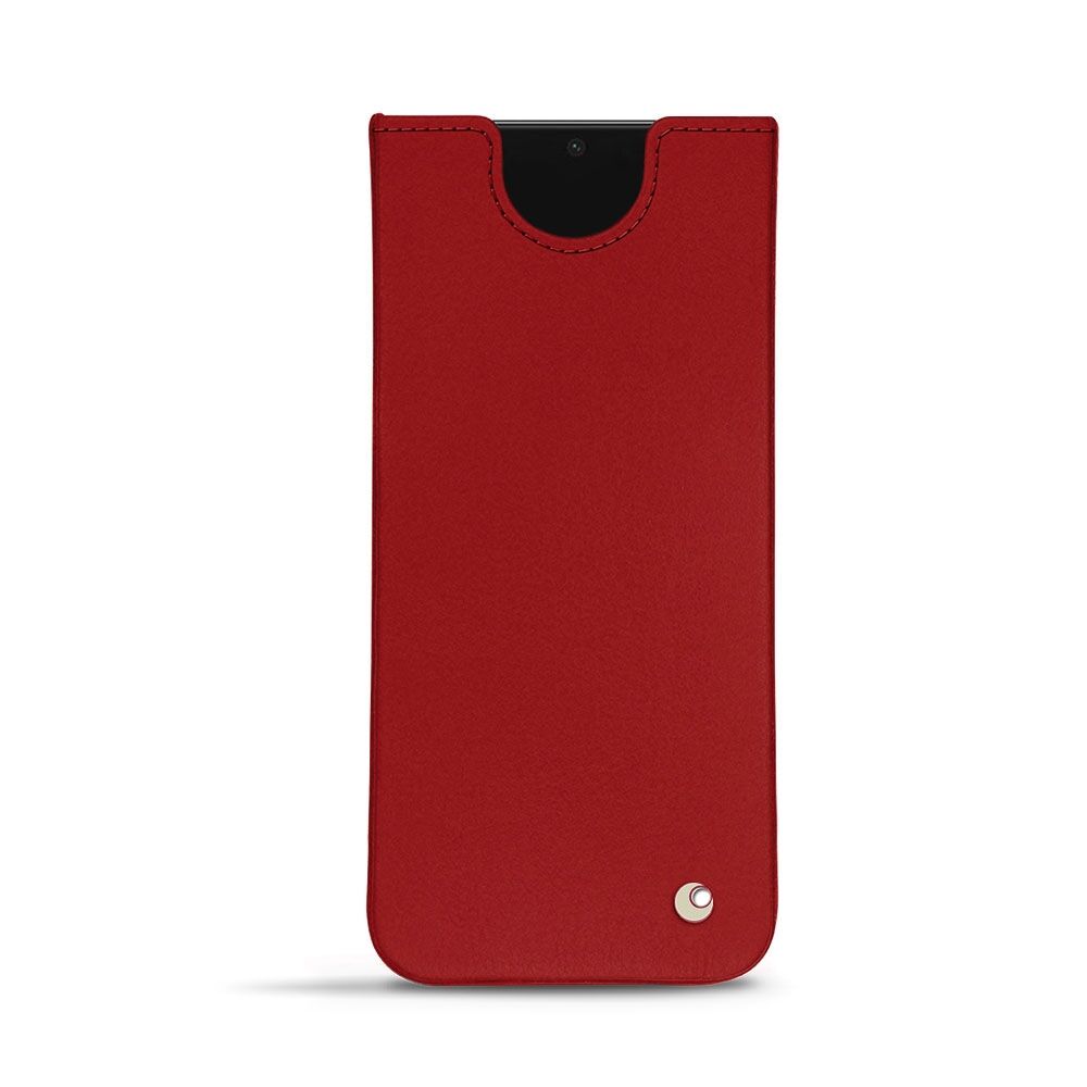 Noreve Funda de piel Samsung Galaxy S21 Perpétuelle Rouge