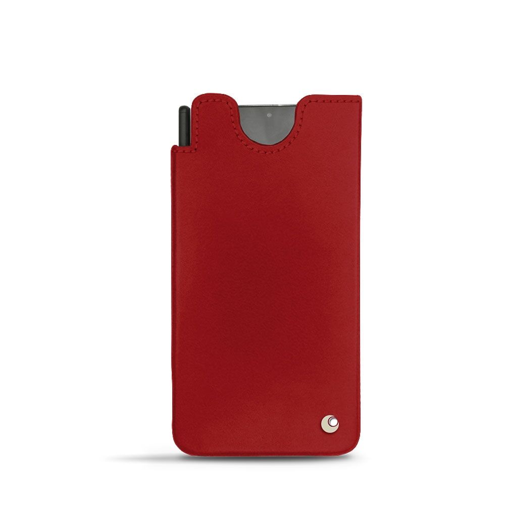 Noreve Funda de piel Samsung Galaxy S21 Ultra Perpétuelle Rouge
