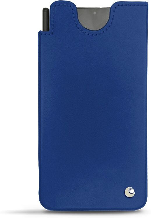 Noreve Funda de piel Samsung Galaxy S21 Ultra Perpétuelle Bleu océan