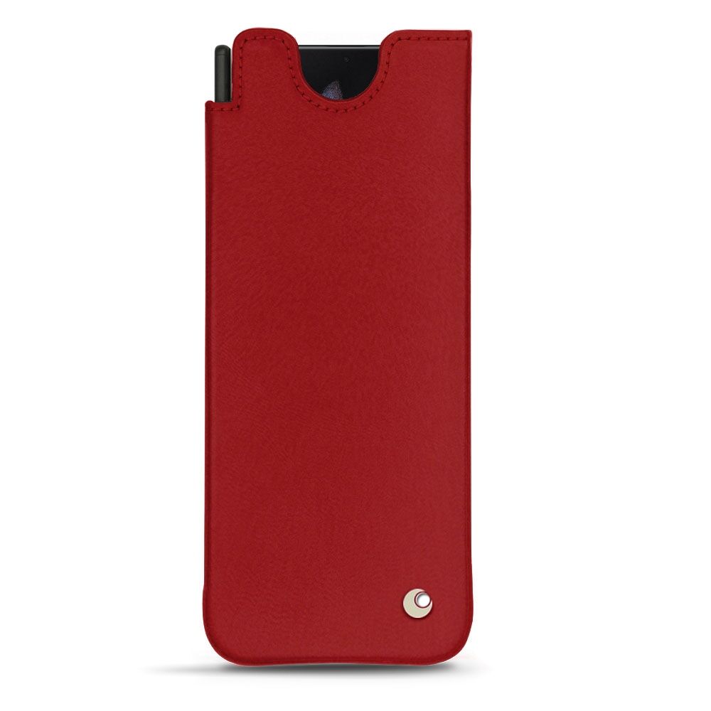 Noreve Funda de piel Samsung Galaxy Z Fold3 Perpétuelle Rouge