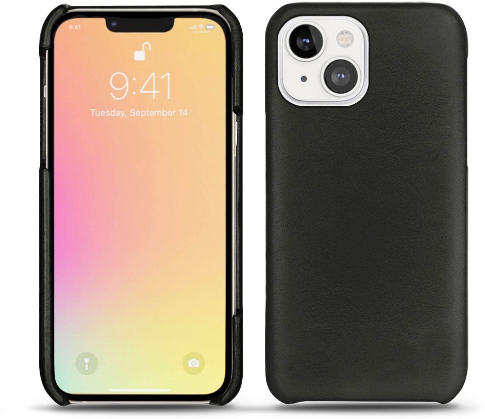 Noreve Funda de piel Apple iPhone 13 Perpétuelle Noir