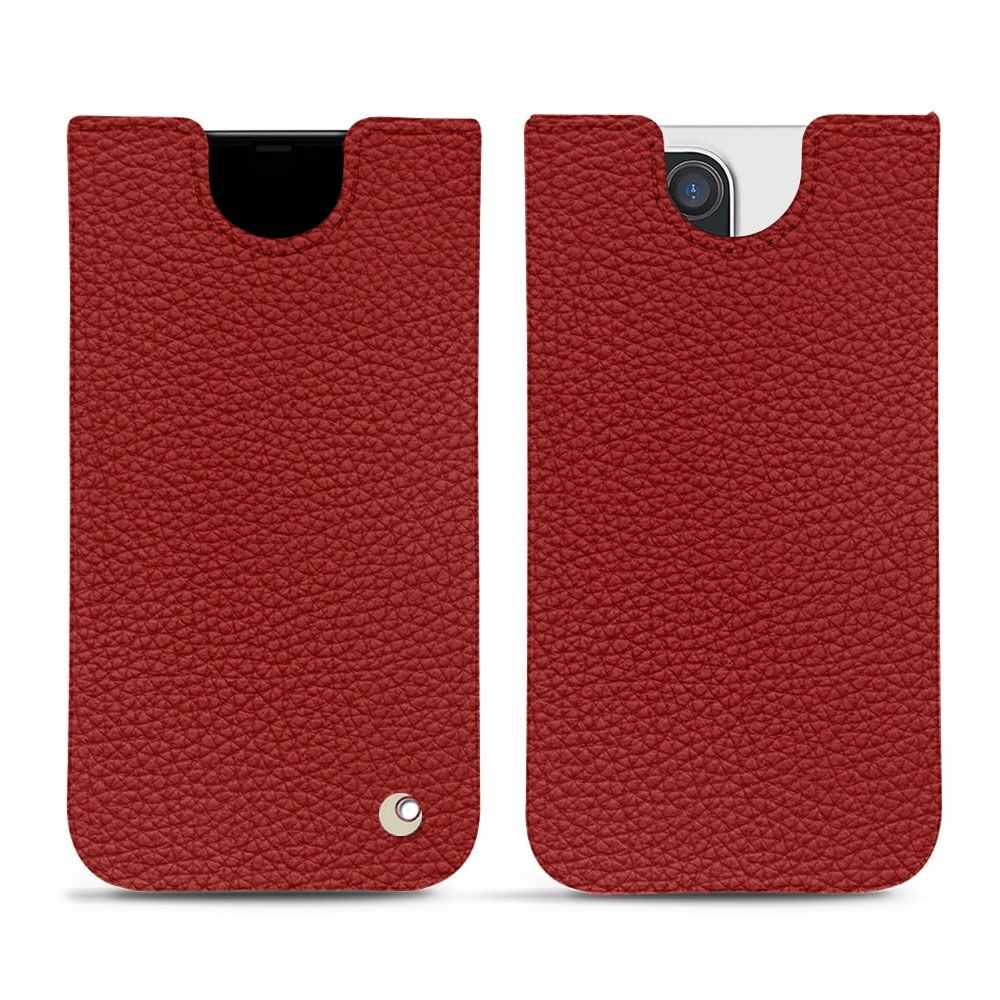 Noreve Funda de piel Apple iPhone 13 Pro Ambition Tomate