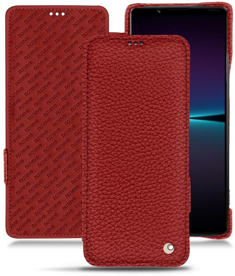 Noreve Funda de piel Sony Xperia 1 IV Ambition Tomate