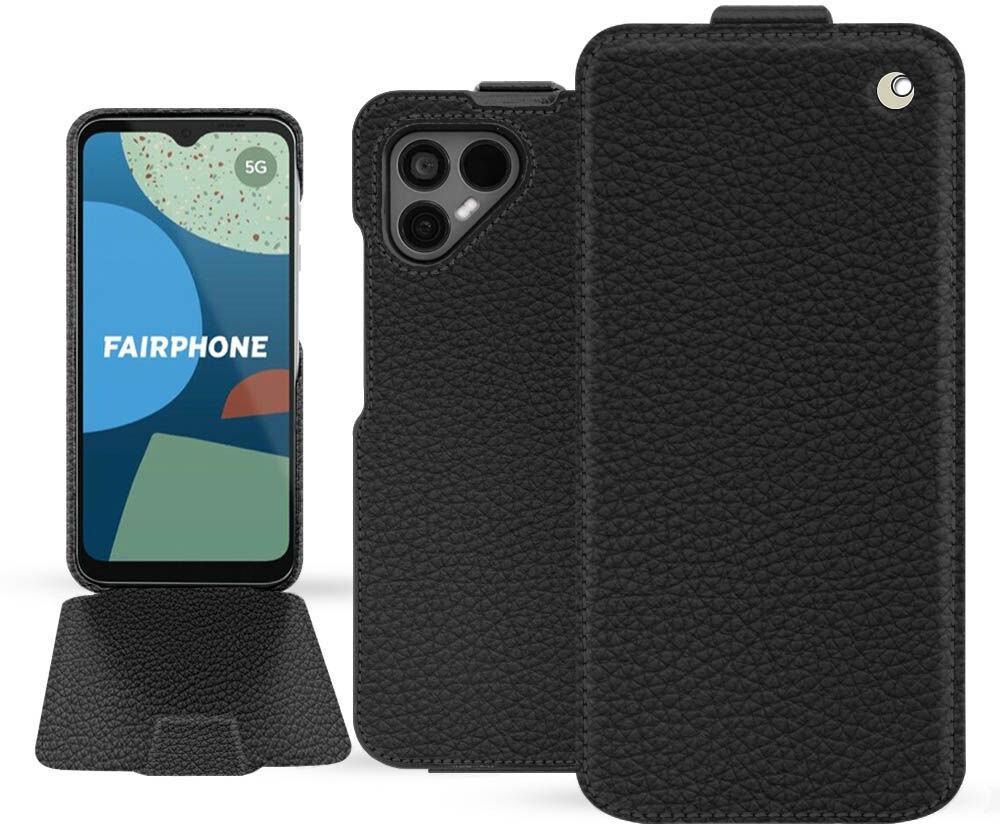 Noreve Funda de piel Fairphone 4 Ambition Ebène