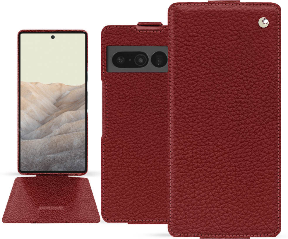 Noreve Funda de piel Google Pixel 7 Pro Ambition Tomate