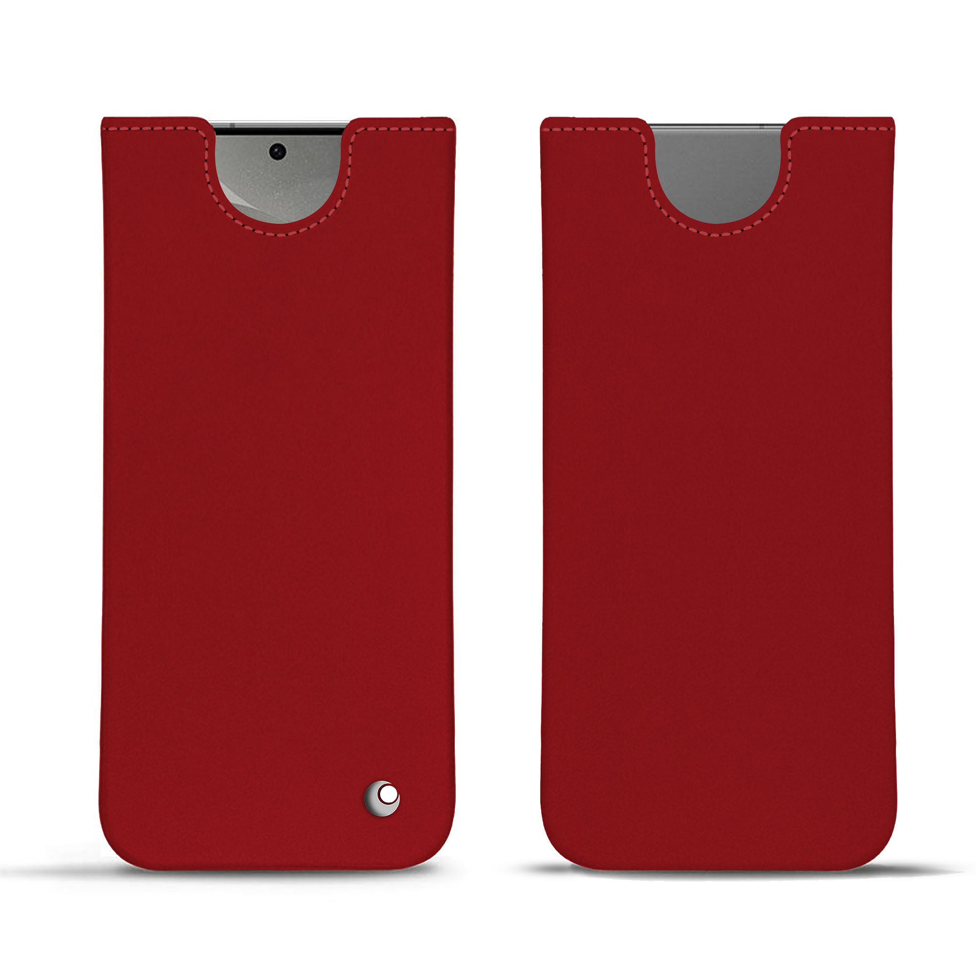 Noreve Funda de piel Samsung Galaxy S24 Perpétuelle Rouge