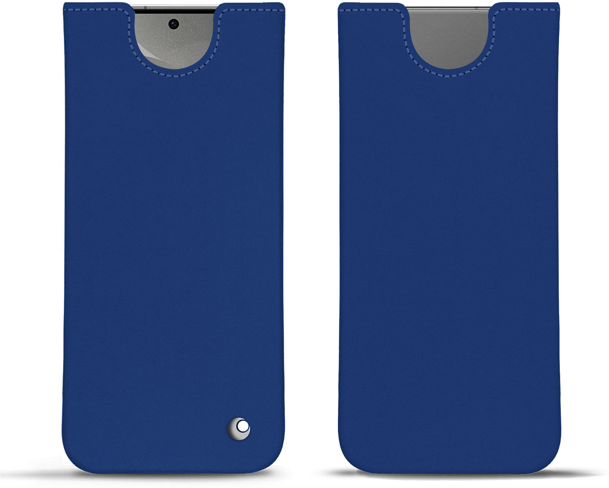 Noreve Funda de piel Samsung Galaxy S24 Perpétuelle Bleu océan