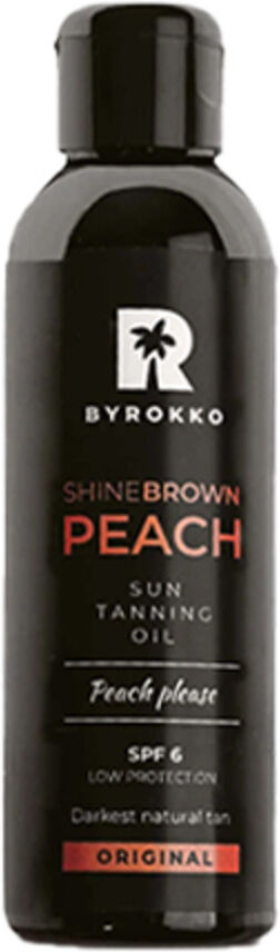 ByRokko Shine Brown Peach aceite bronceador, 150 ml