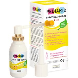 Pediakid Pulverizador para nariz y garganta – para niños y bebés, 20 ml