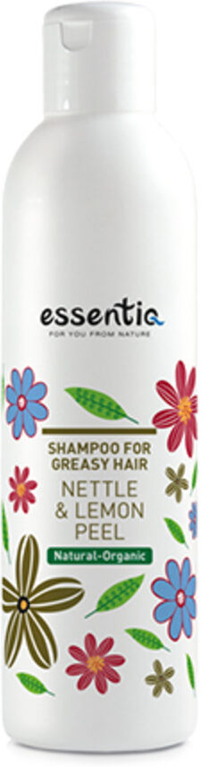 Essentiq Champú natural para cabello graso - ortiga y piel de limón, 250 ml