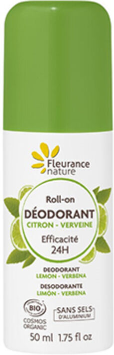 Fleurance Nature Desodorante con limón y verbena, 50 ml