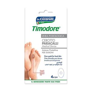 Farmaceutici Dottor Ciccarelli Parche protector para piel dura, 4 piezas