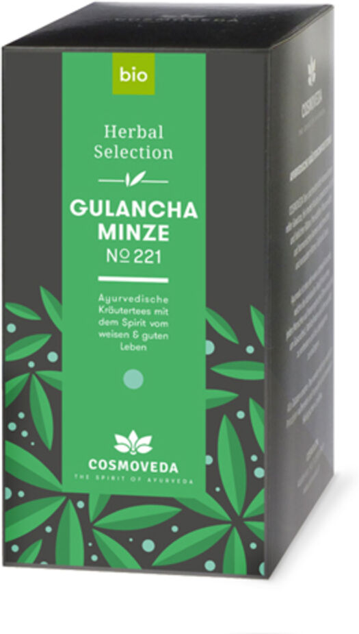 Cosmoveda Té BIO Gulancha Menta, 25x1.8 g