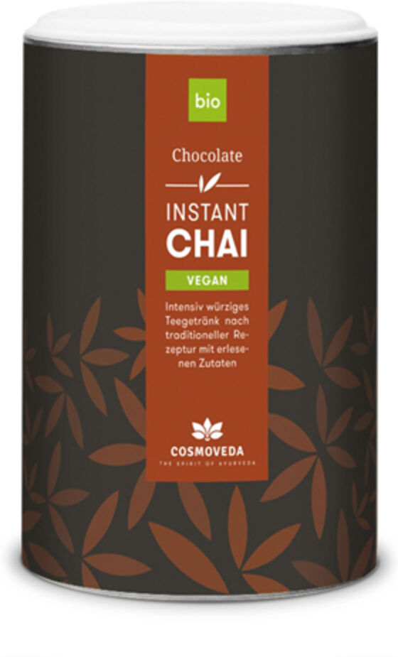 Cosmoveda Té BIO Instant Chai Vegan - Chocolate, 180 g