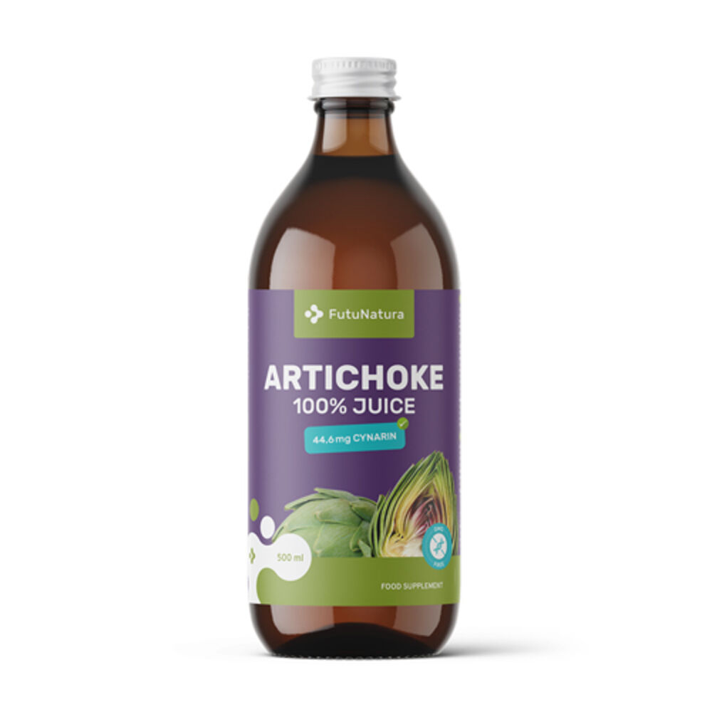 FutuNatura Zumo de alcachofa 100 %, 500 ml