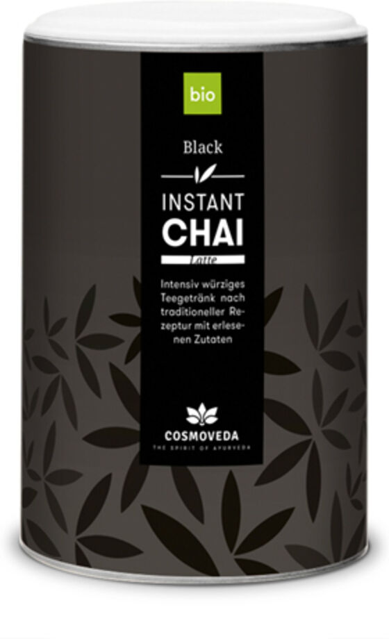 Cosmoveda Té Chai Latte Instantáneo BIO - Black, 180 g