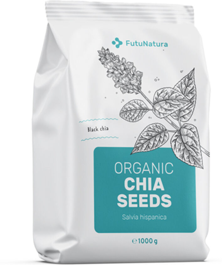 FutuNatura Semillas de Chia orgánicas, 1000 g