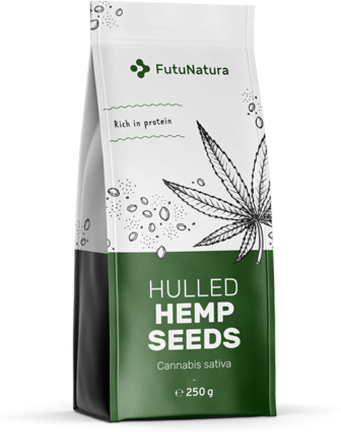 FutuNatura Semillas de cáñamo, 250 g