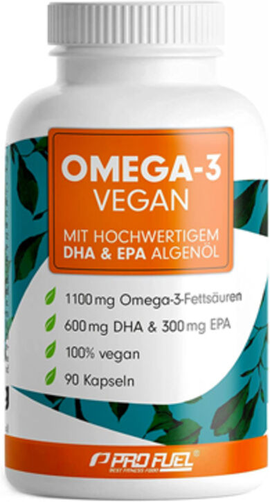 ProFuel OMEGA-3 – DHA + EPA vegano, 90 cápsulas