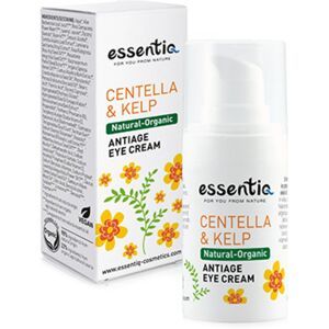 Essentiq Crema de ojos antienvejecimiento natural - centella asiática y quelpo, 15 ml