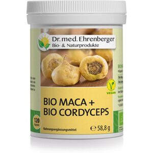 Dr. Ehrenberger Maca + Cordyceps BIO, 120 cápsulas