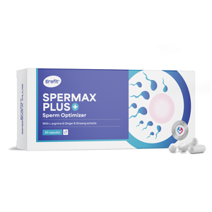 Erefit® SpermaX Plus – apoyo al esperma, 60 cápsulas