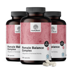 HealthyWorld® 3x Female Balance - complejo femenino, en total 540 cápsulas