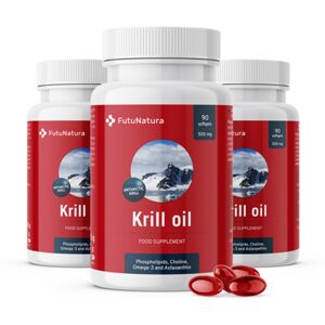 FutuNatura 3x Aceite de krill Superba2™ 500 mg, en total 270 cápsulas blandas