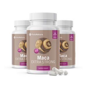 FutuNatura 3x Maca 20:1 Extra Strong, en total 360 cápsulas