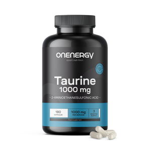 OnEnergy Taurina 1000 mg, 180 cápsulas