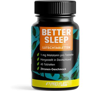 ProFuel Better Sleep melatonina vegana - limón, 45 pastillas