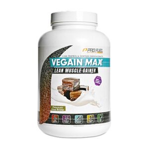ProFuel Vegain Max mezcla de proteínas vegana – brownie de chocolate, 3000 g