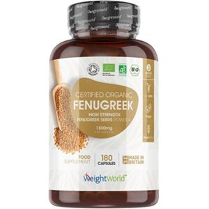 WeightWorld Alholva BIO (fenogreco) 1500 mg, 180 cápsulas