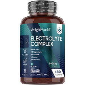 WeightWorld Complejo de electrolitos, 180 comprimidos