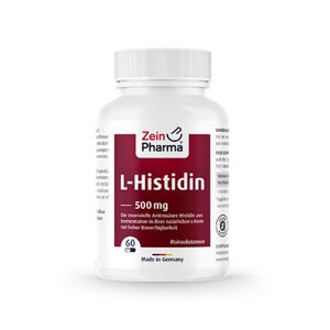 Zein Pharma L-histidina 500 mg, 60 cápsulas